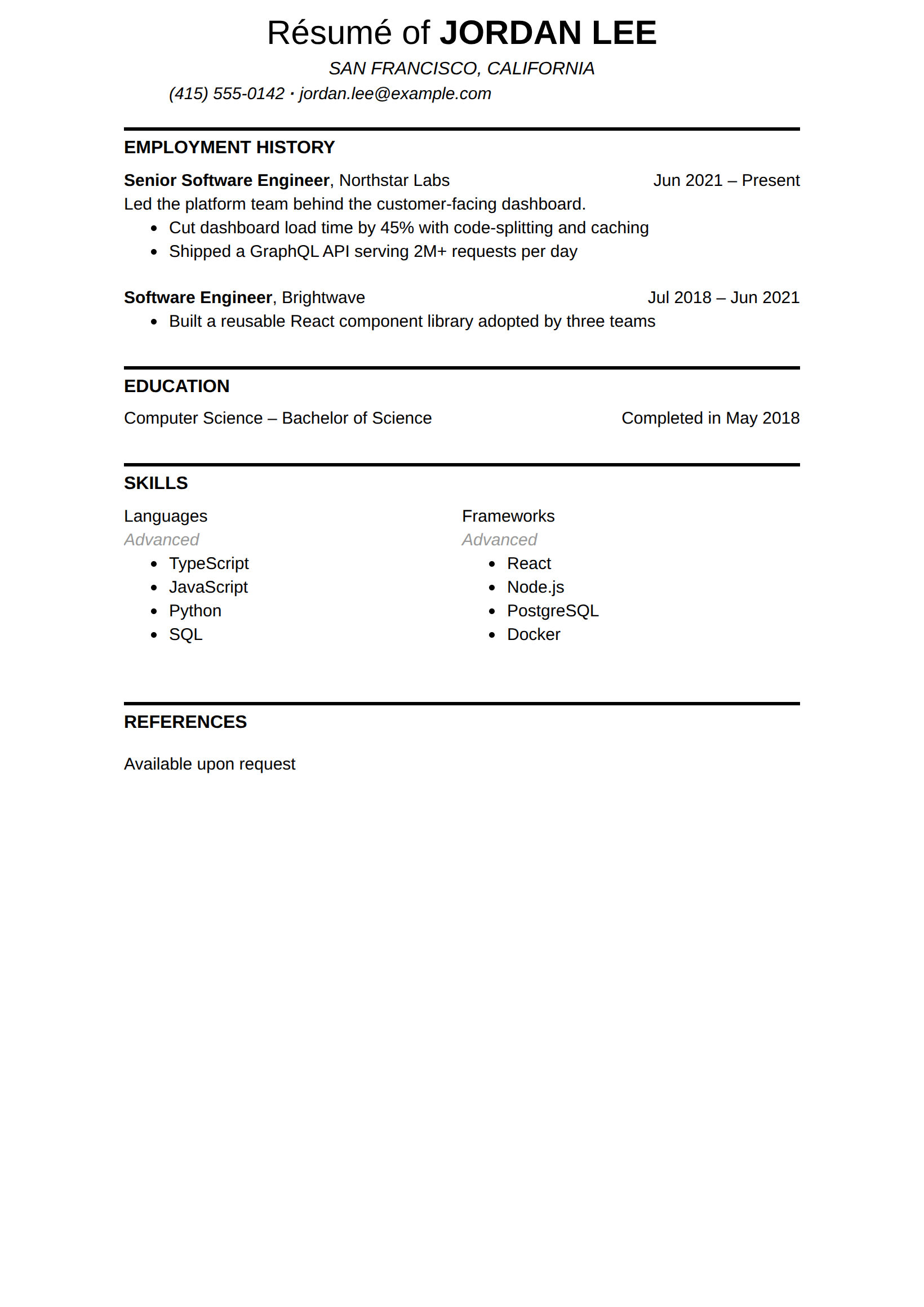 Contempo theme preview