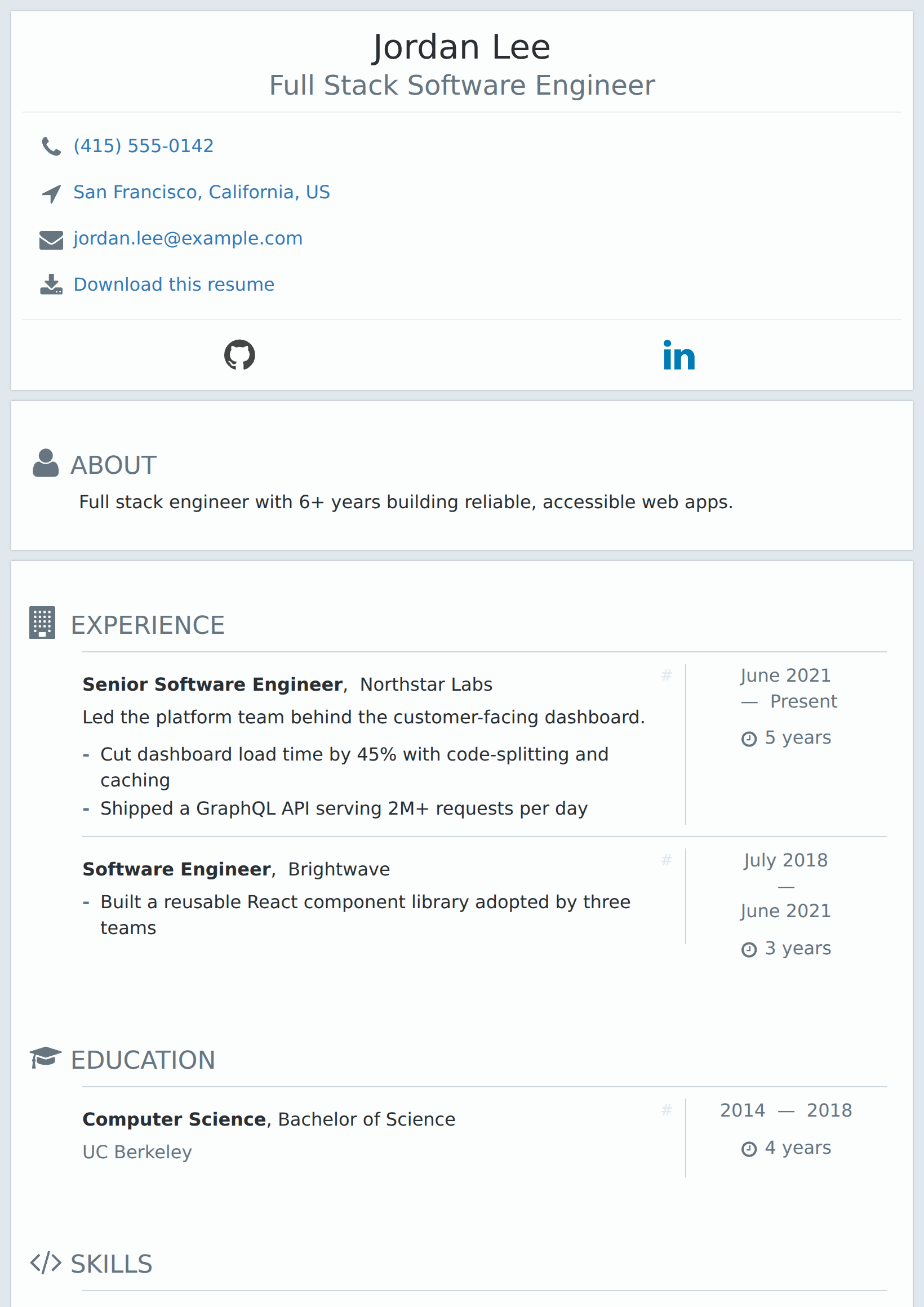 Eloquent theme preview