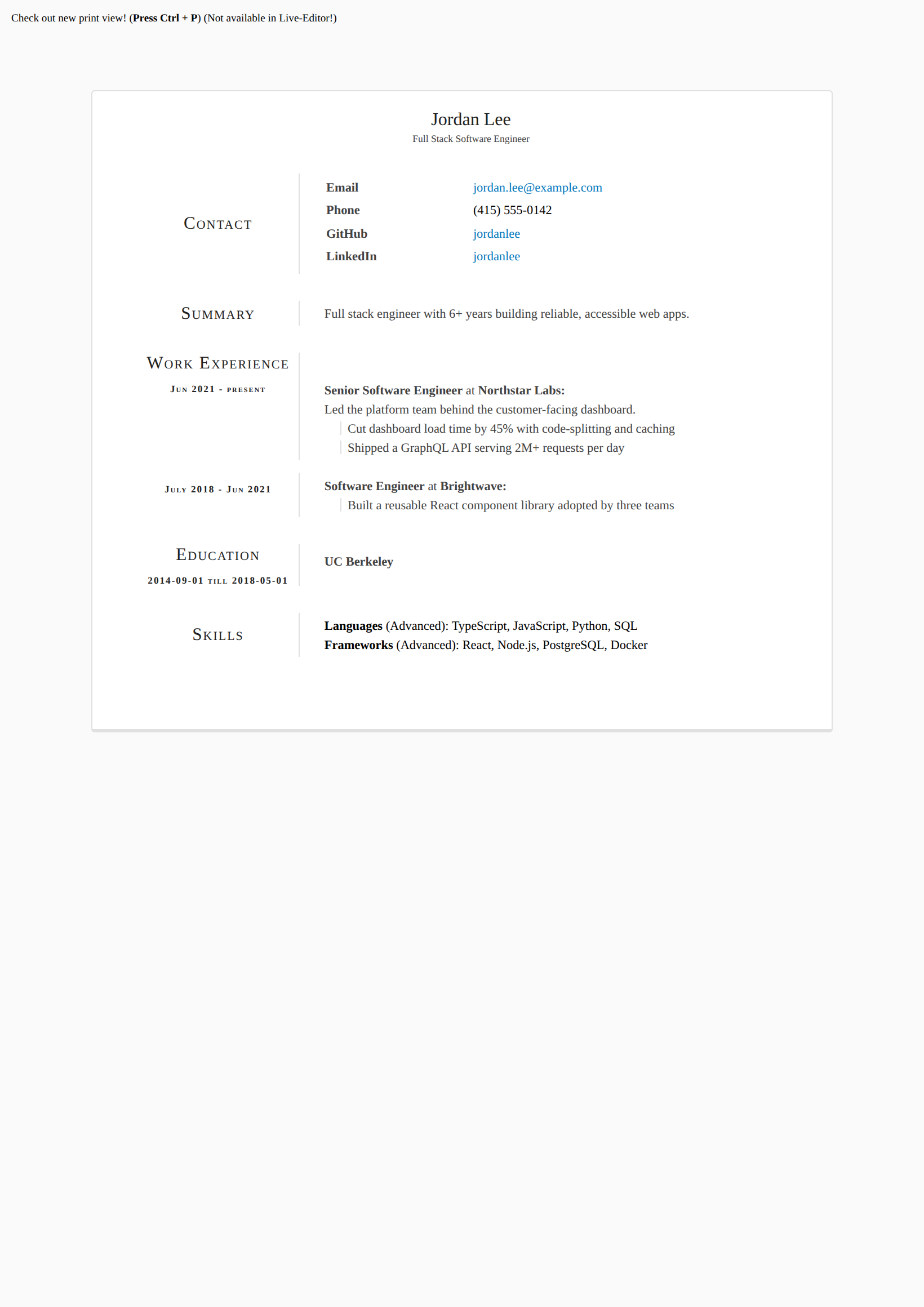 Paper Condensed theme preview