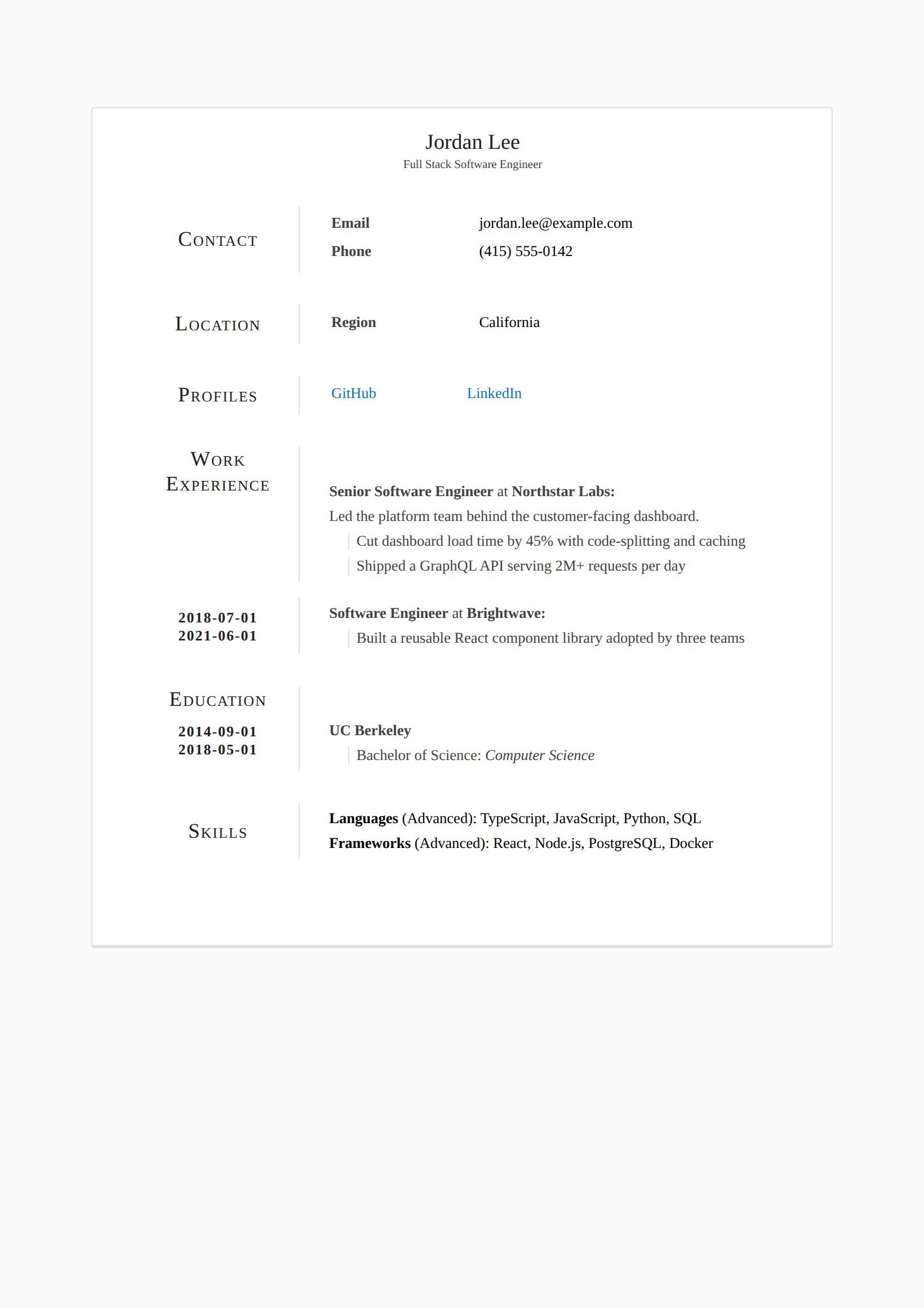 Paper Monofont theme preview