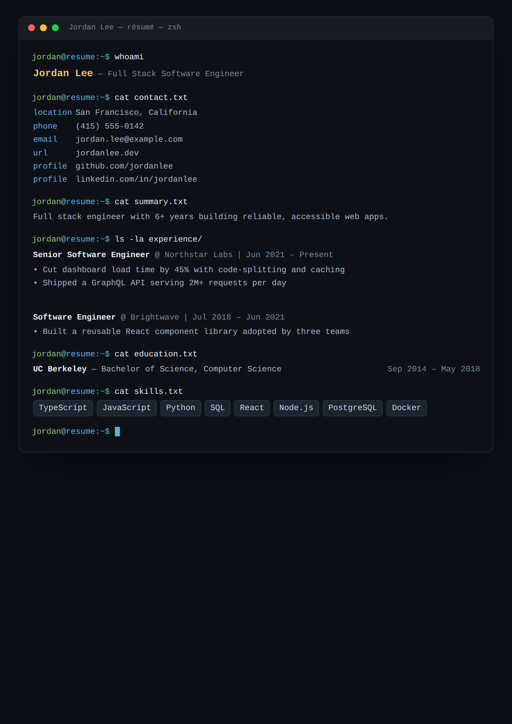 Terminal theme preview