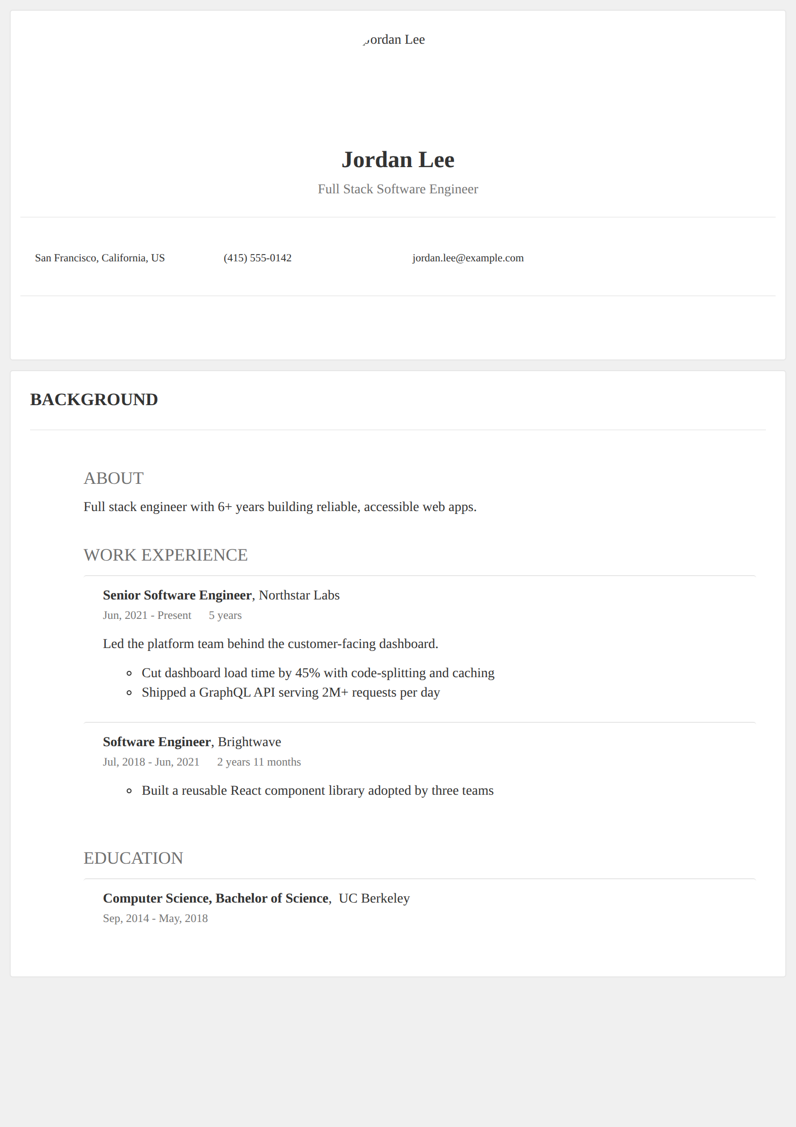 WB Elegant theme preview