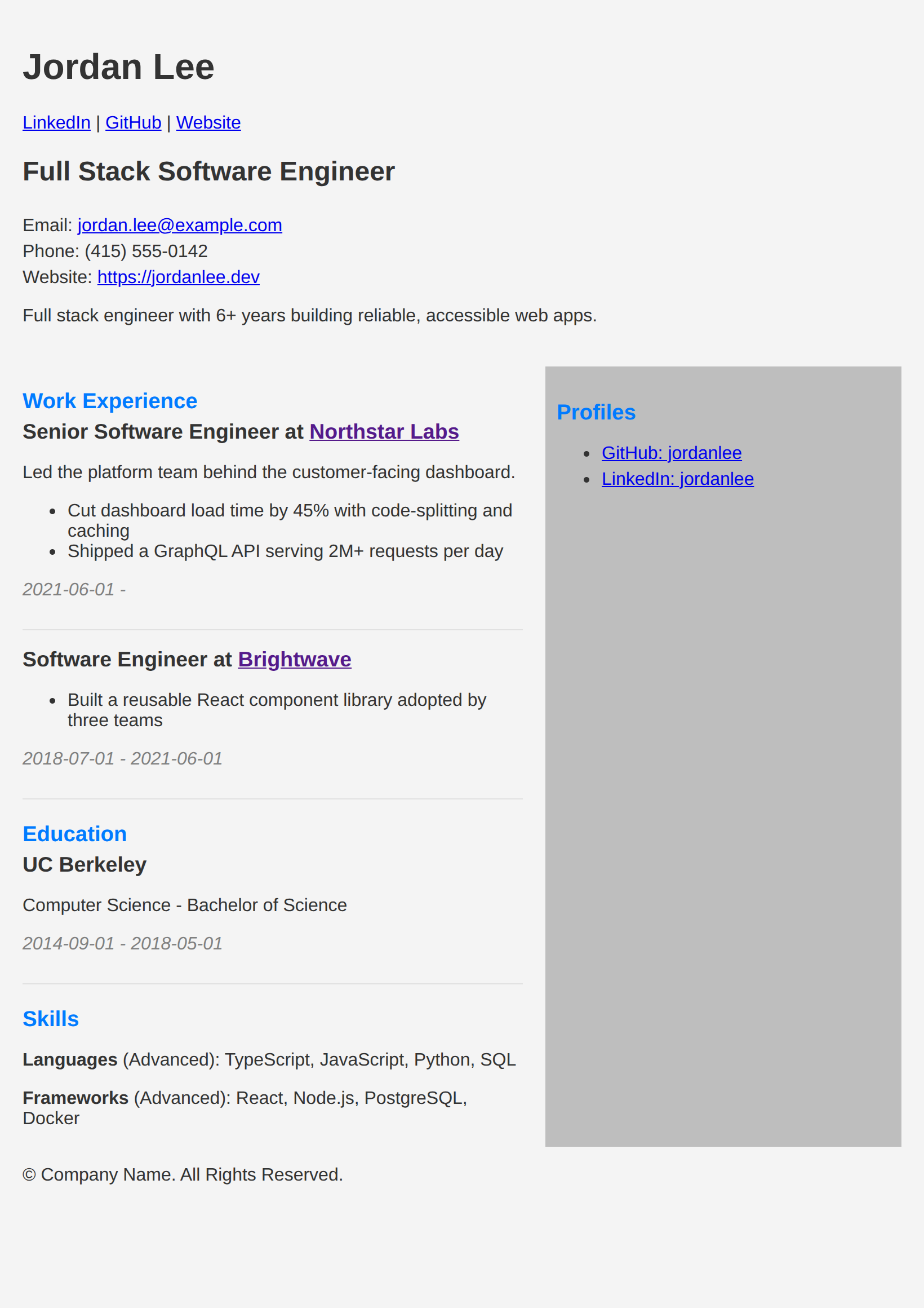 Webfundi theme preview